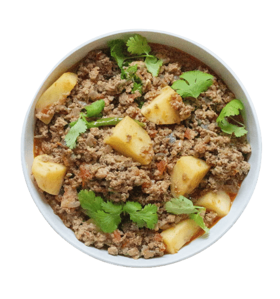 Aloo Kima - Ground beef with potatoes