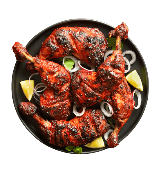 Chicken Tandoori - Marinated chicken legs