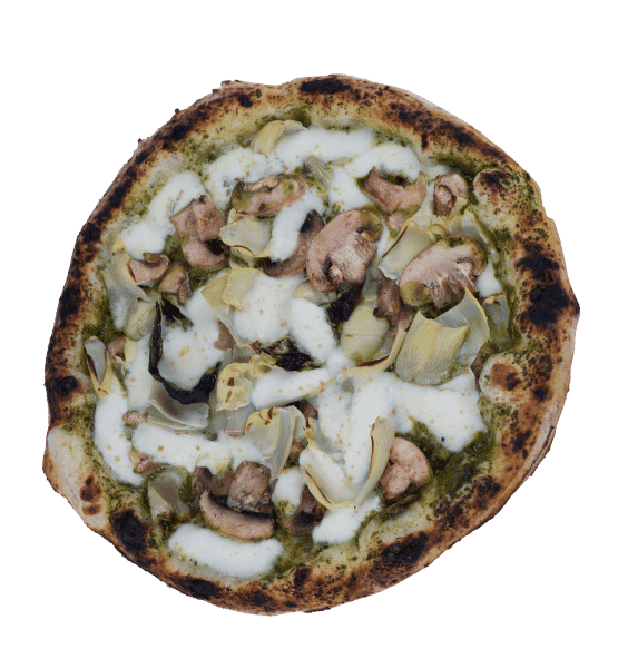 Artichokes - Pizza with artichokes