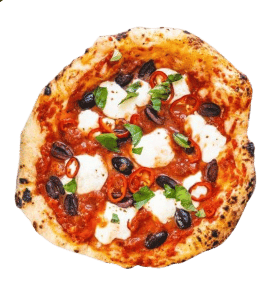 Devil - Spicy pizza with olives