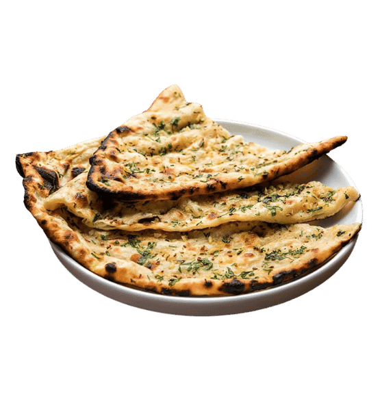 Naan Garlic - Garlic-flavored naan