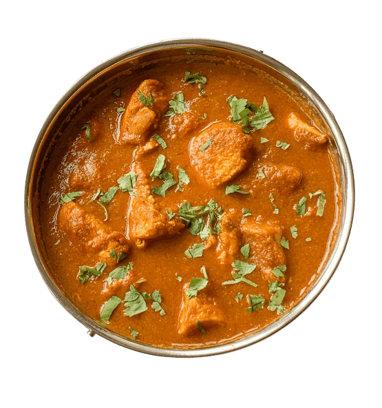 Madras Chicken Curry - Chicken cubes cooked in a spicy curry sauce