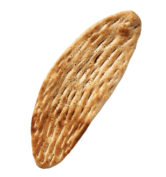 Naan Afghani - Soft naan with sesame seeds