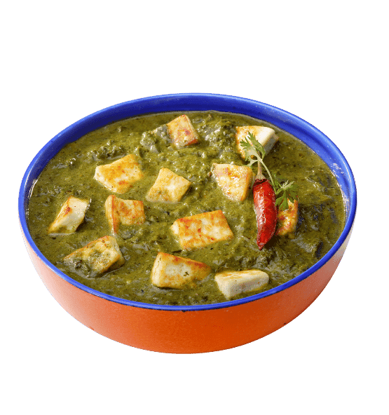 Palak Paneer - Fresh spinach and paneer cheese