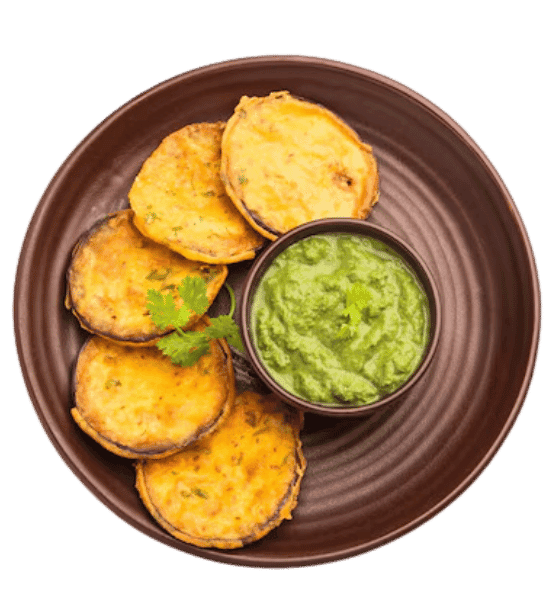 Baingan Pakora - Eggplant fritters