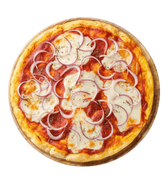 Apulian - Onion and mozzarella pizza