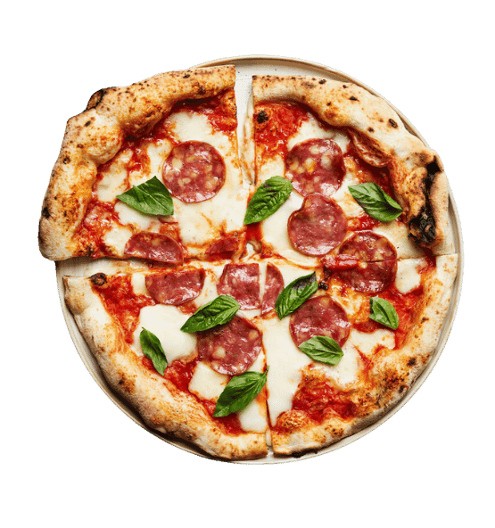 Spicy Salami - Spicy halal salami pizza