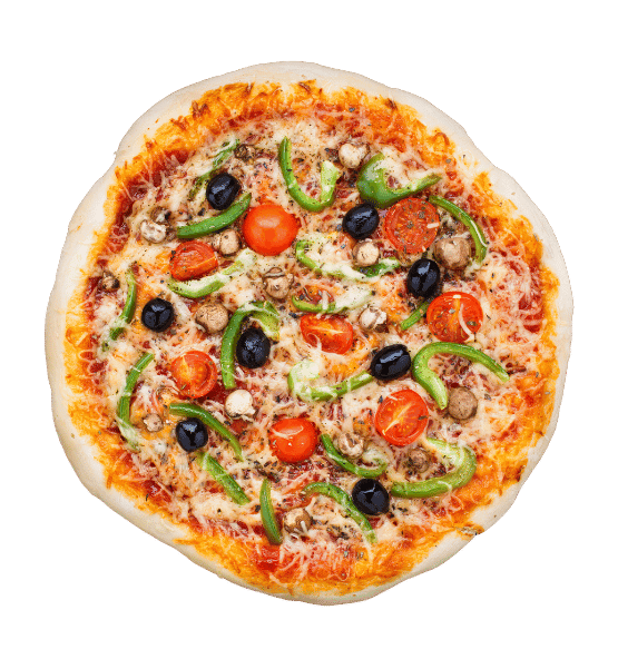 Vegetarian - Pizza with grilled vegetables
